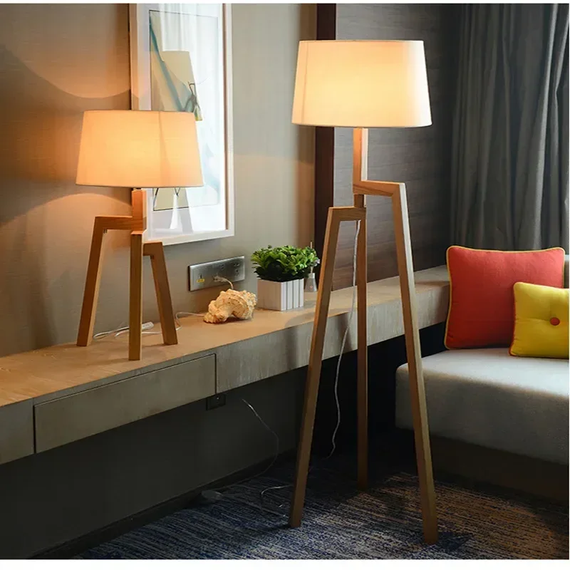 Beige Wooden Tripod Floor Lights Fabric Lampshade Bedroom Living Room Bedside E27 Bulb Holder Indoor Lighting Lamp
Beige Wooden Tripod Floor Lights Fabric Lampshade Bedroom Living Room Bedside E27 Bulb Holder Indoor Lighting Lamp