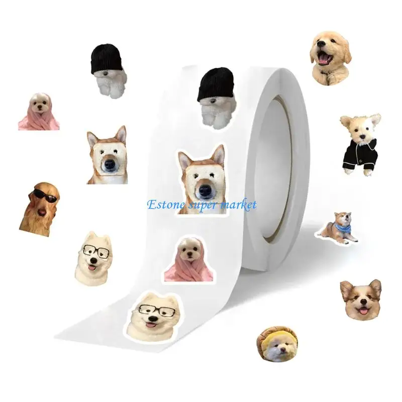 090B Dog Expression Decorative Tape Craft Sticker Roll For Craft Envelopes School Stationery Supply Creative Gift Wrapping
090B Dog Expression Decorative Tape Craft Sticker Roll For Craft Envelopes School Stationery Supply Creative Gift Wrapping