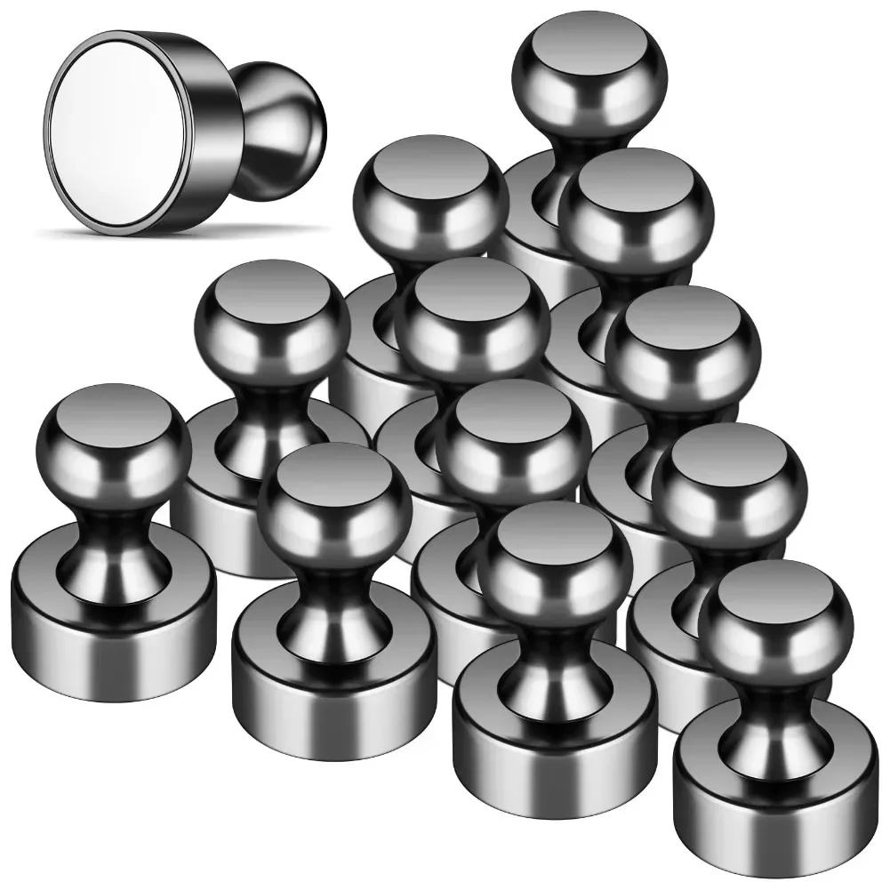 Super Strong Neodymium Magnet Magnetic Push Pins Sucker Thumbtack Fridge Magnets Small Magnets for Whiteboard Office Kitchen
Super Strong Neodymium Magnet Magnetic Push Pins Sucker Thumbtack Fridge Magnets Small Magnets for Whiteboard Office Kitchen