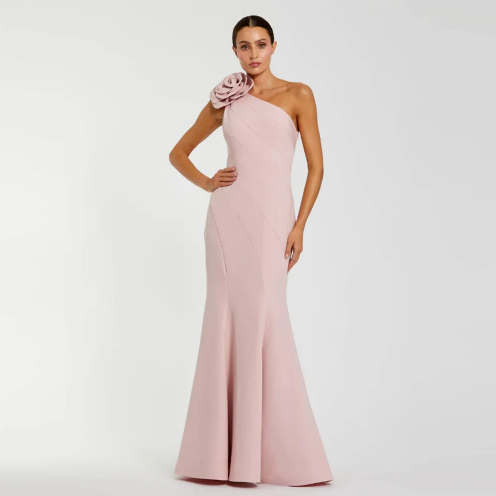 Customized Modern Formal Party Dress Pink Flowers Off the Shoulder Mermaid Evening Gown Long Trumpet Woman's Wedding Guest Dres
Customized Modern Formal Party Dress Pink Flowers Off the Shoulder Mermaid Evening Gown Long Trumpet Woman's Wedding Guest Dres