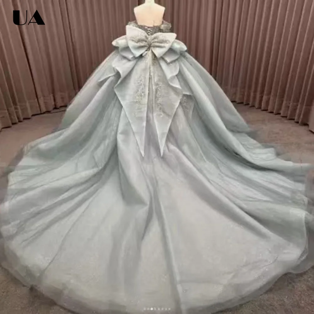 ULBYANRY Customized A-line Appliques Sweet 15 Dress, Exquisite Off-the-shoulder Quinceanera Dress, Princess Style Bow Ball Gown
ULBYANRY Customized A-line Appliques Sweet 15 Dress, Exquisite Off-the-shoulder Quinceanera Dress, Princess Style Bow Ball Gown