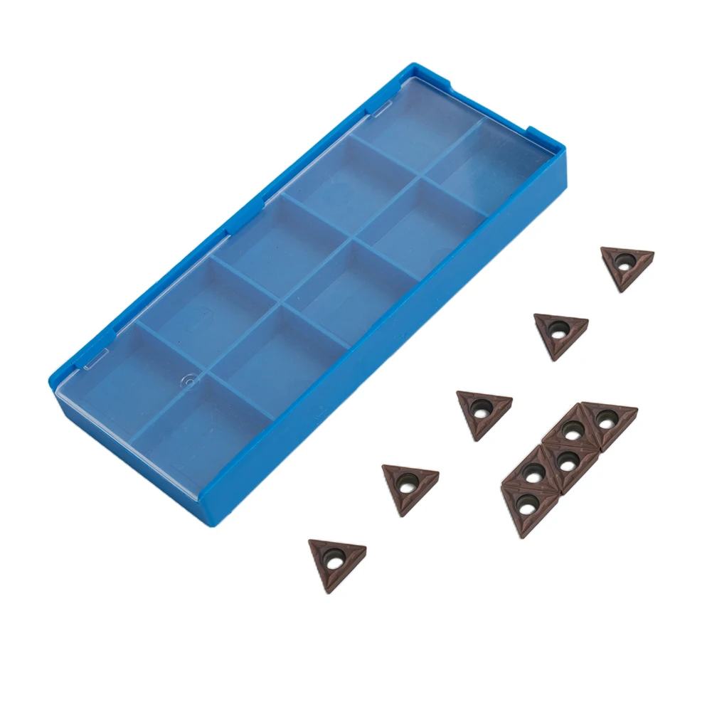 Carbide Inserts TCMT110204 VP15TF 10pcs for CNC Blade Lathe Turning Tool for Steel and Stainless Steel Processing
Carbide Inserts TCMT110204 VP15TF 10pcs for CNC Blade Lathe Turning Tool for Steel and Stainless Steel Processing