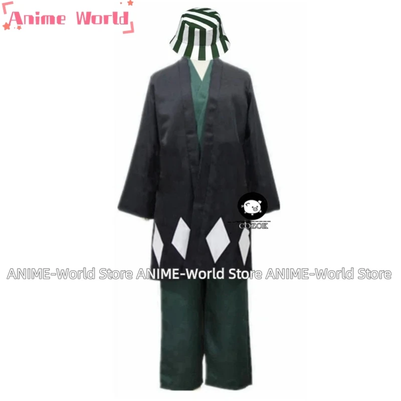 Аниме Косплей Урахара Kisuke костюм кимоно костюм на Хэллоуин полный наряд (накидка, топы, брюки и шляпа)
Аниме Косплей Урахара Kisuke костюм кимоно костюм на Хэллоуин полный наряд (накидка, топы, брюки и шляпа)