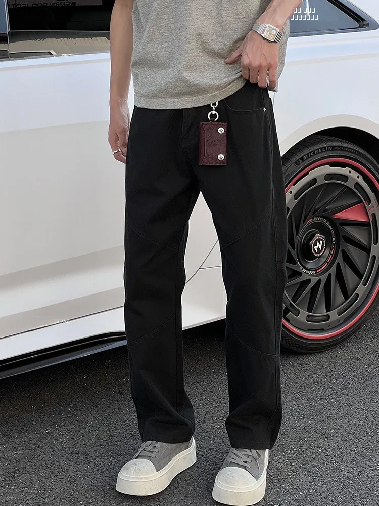 Entong Men's Bla Straight Leg Jeans Casual Comfortable Loose Fit Cotton Denim Pants American Retro Sle for Autumn
Entong Men's Bla Straight Leg Jeans Casual Comfortable Loose Fit Cotton Denim Pants American Retro Sle for Autumn