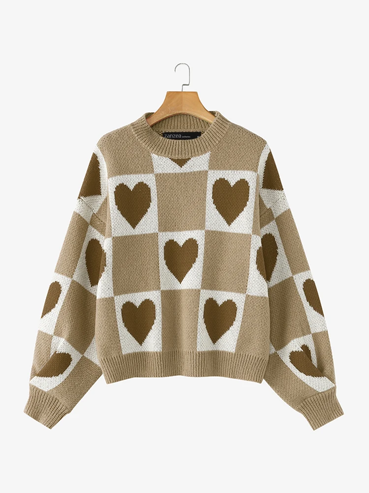 ZANZEA Autumn Winter Tops Fashion Women Sweater Long Sleeve OL Work Casual Pullovers Streetwear Jumpers Oversize
ZANZEA Autumn Winter Tops Fashion Women Sweater Long Sleeve OL Work Casual Pullovers Streetwear Jumpers Oversize