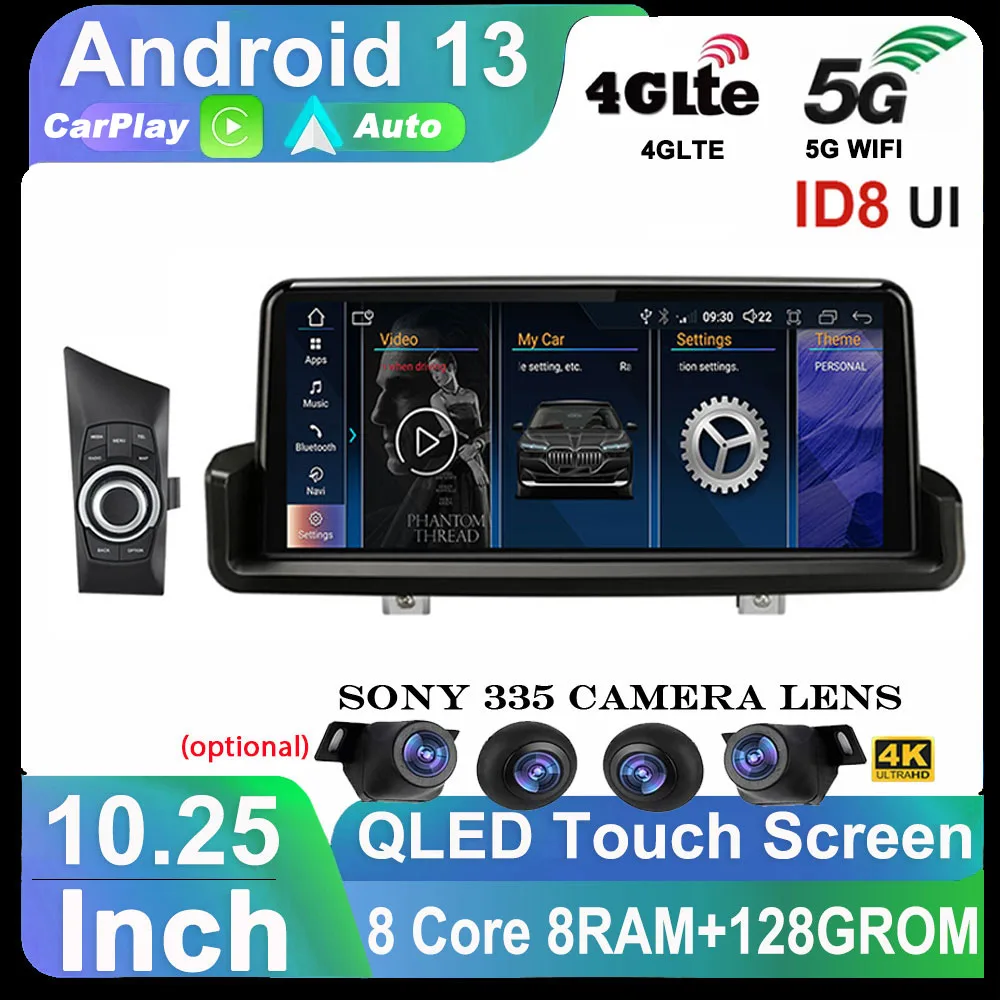 10.25" ID8 Android 13 For BMW 3 E90 E91 E92 E93 2005 - 2012 Car Radio Multimedia Player Carplay Auto Stereo Navigaiton GPS QLED
10.25" ID8 Android 13 For BMW 3 E90 E91 E92 E93 2005 - 2012 Car Radio Multimedia Player Carplay Auto Stereo Navigaiton GPS QLED