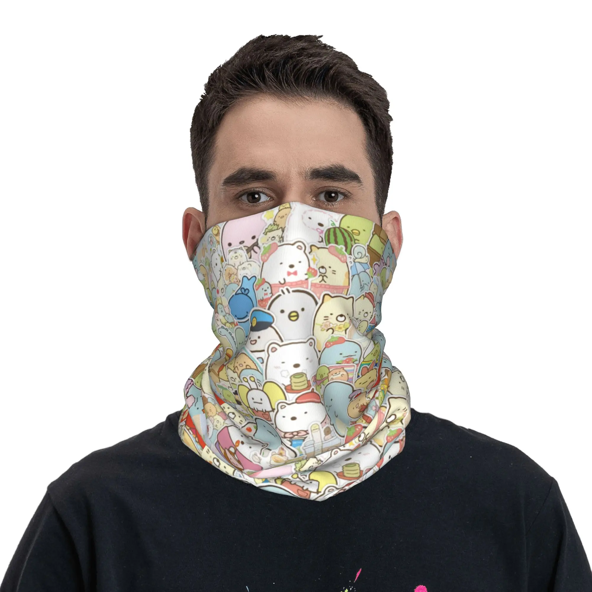 Japanese Anime Sumikko Gurashi Cartoon Bandana Neck Gaiter Windproof Face Scarf Cover Women Men Headwear Tube Balaclava
Japanese Anime Sumikko Gurashi Cartoon Bandana Neck Gaiter Windproof Face Scarf Cover Women Men Headwear Tube Balaclava