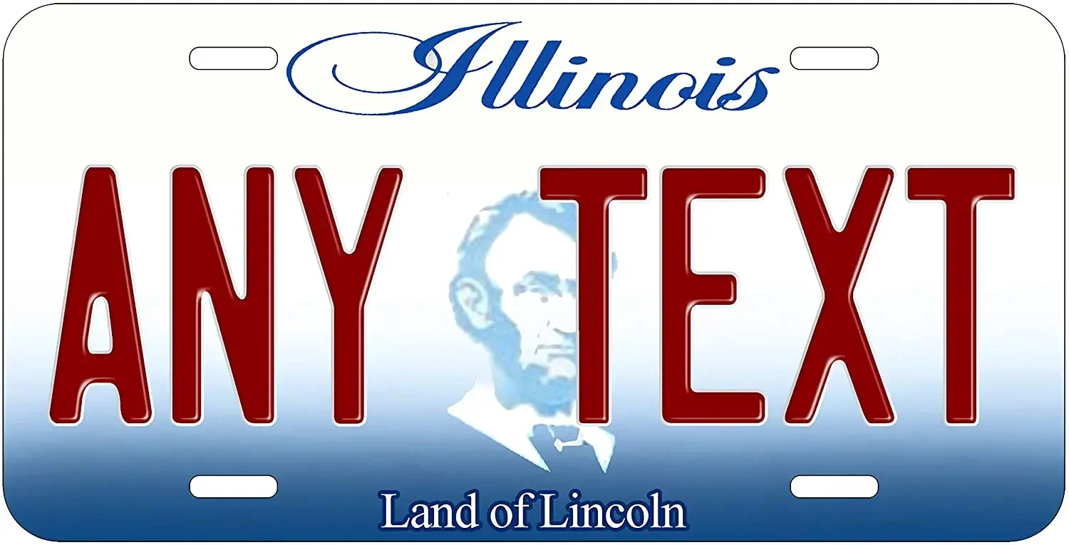Top Craft Case Custom Personalized Illinois State License Plate Any Text or Name Novelty Auto Car Tag
Top Craft Case Custom Personalized Illinois State License Plate Any Text or Name Novelty Auto Car Tag
