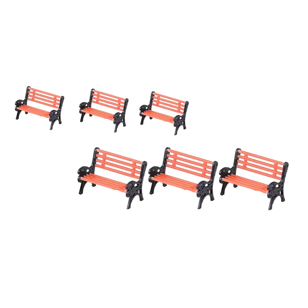 6pcs Miniature Park Benches Landscape Decor Plant Pot Garden Chair PVC Child Room Accessories Smooth Realistic
6pcs Miniature Park Benches Landscape Decor Plant Pot Garden Chair PVC Child Room Accessories Smooth Realistic