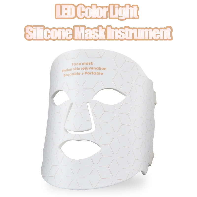 Silicone Photon LED Mask, Red, Yellow, Blue Four-color Household Infrared Red Light, White
Silicone Photon LED Mask, Red, Yellow, Blue Four-color Household Infrared Red Light, White