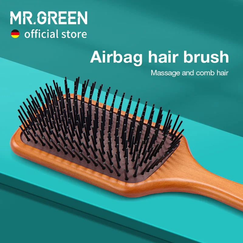 Щетка для волос из натурального клена MR.GREEN — инструмент для распутывания и укладки, два размера
Щетка для волос из натурального клена MR.GREEN — инструмент для распутывания и укладки, два размера