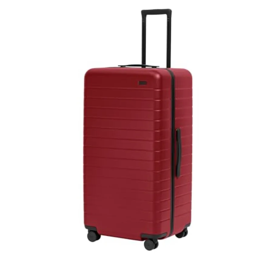 Luggage: 31 Inch Hardside Suitcase with Spinner Wheels, Polycarbonate, Black, Lightweight Durable with TSA Lock for Long Trips
Luggage: 31 Inch Hardside Suitcase with Spinner Wheels, Polycarbonate, Black, Lightweight Durable with TSA Lock for Long Trips