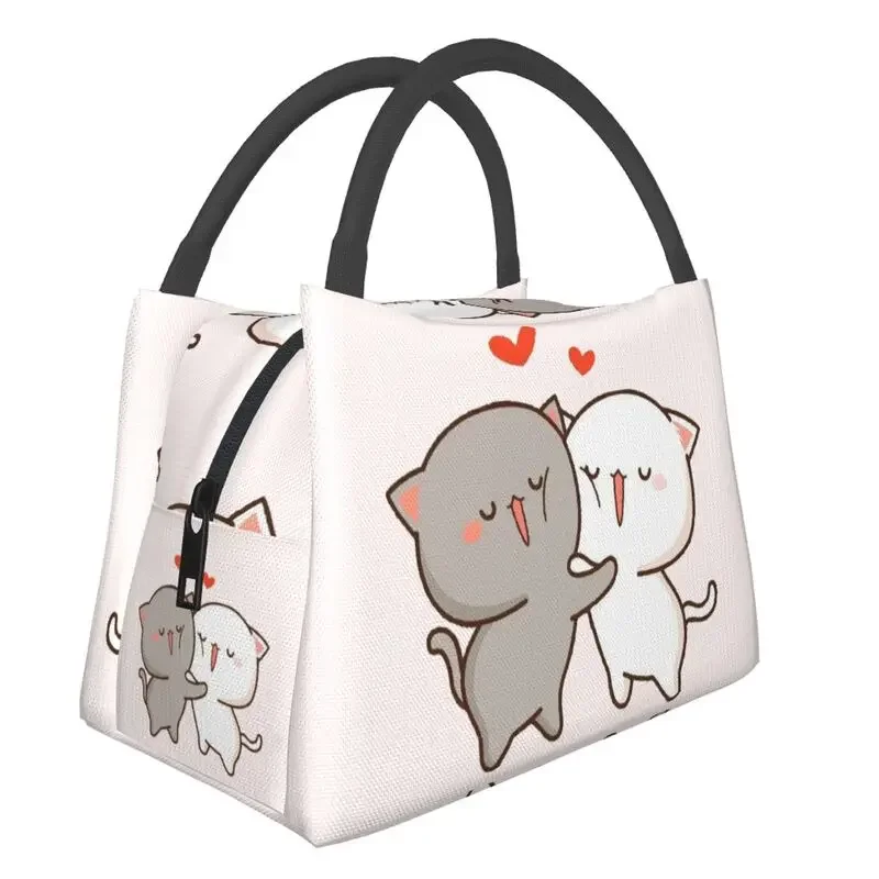 Kawaii Mochi Cat Peach And Goma Hug Insulated Lunch Bag for Camping Travel Leakproof Thermal Cooler Lunch Box Women
Kawaii Mochi Cat Peach And Goma Hug Insulated Lunch Bag for Camping Travel Leakproof Thermal Cooler Lunch Box Women