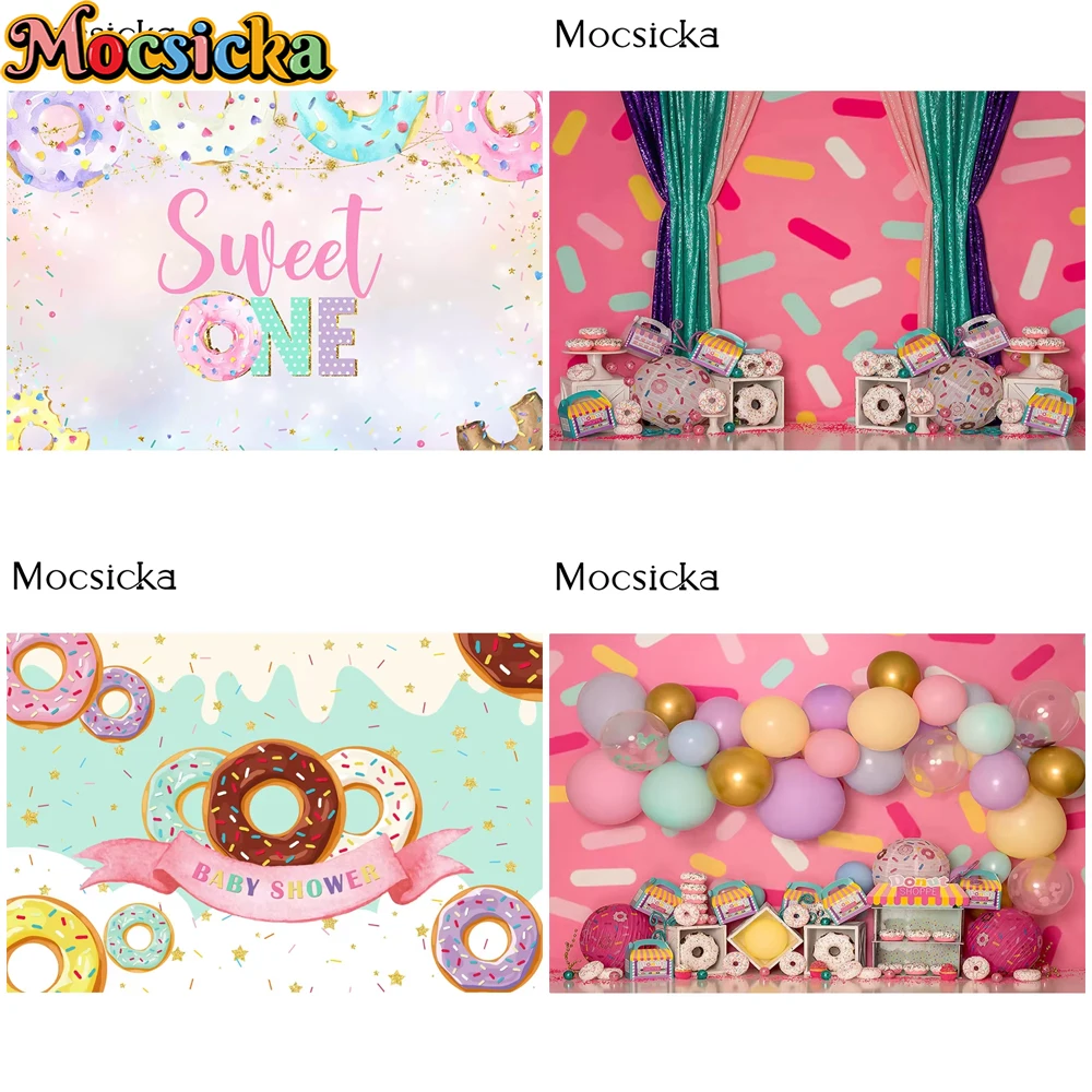 Mocsicka Color Donut Background Candy Happy Birthday Party Decorations Baby Shower Cake Smash Photo Backdrop Studio Props Banner
Mocsicka Color Donut Background Candy Happy Birthday Party Decorations Baby Shower Cake Smash Photo Backdrop Studio Props Banner