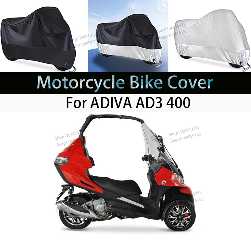 For adiva ad3 400 Motorcycle Cover Moto Rain Cover Waterproof Dustproof UV Cover Coat Indoor Outdoor Motorbike Scooter Cover
For adiva ad3 400 Motorcycle Cover Moto Rain Cover Waterproof Dustproof UV Cover Coat Indoor Outdoor Motorbike Scooter Cover
