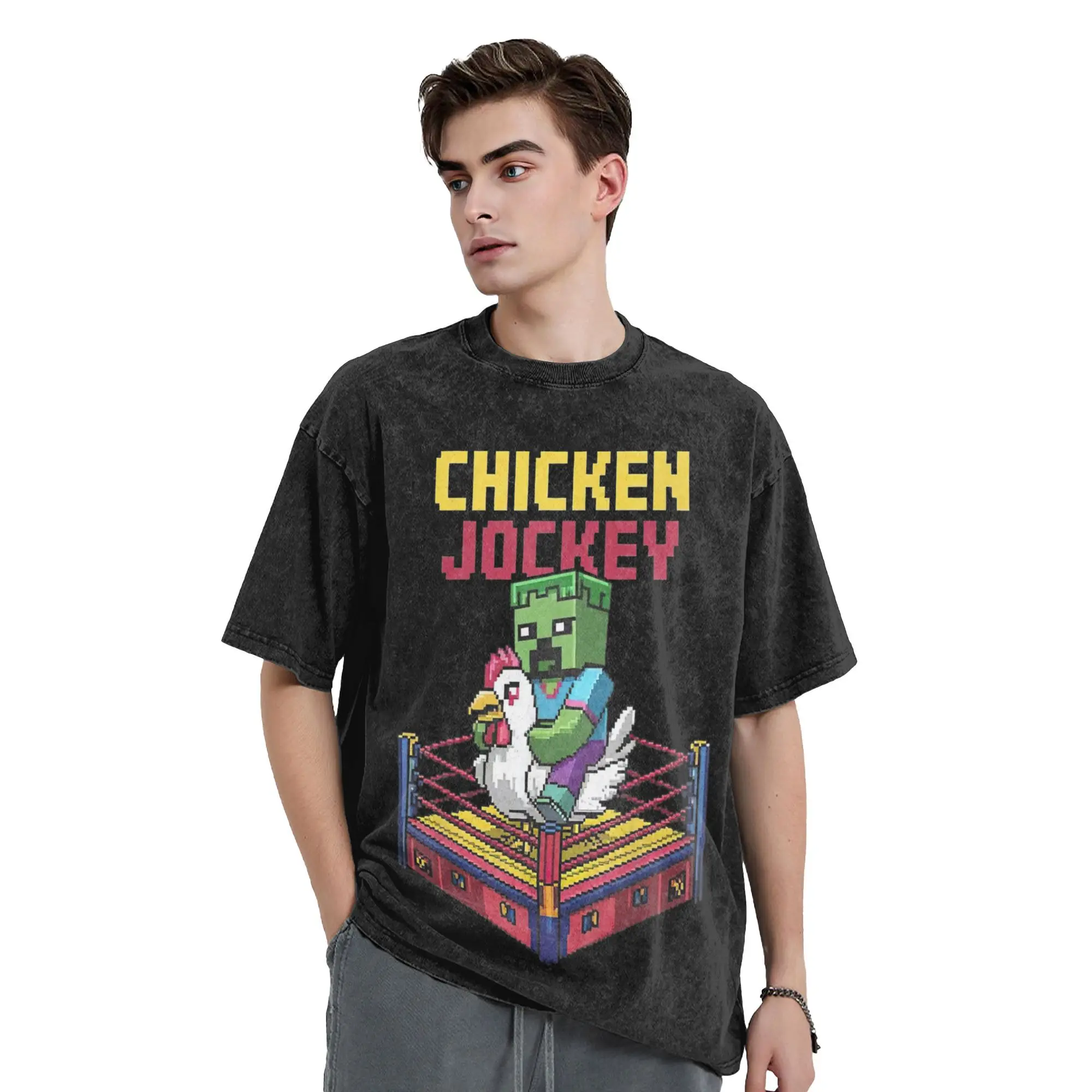 Футболка Chicken Jockey Funny Pixel в стиле хип-хоп, футболка из 100% хлопка, повседневная футболка для мужчин и женщин, уличная одежда, летние топы, футболки
Футболка Chicken Jockey Funny Pixel в стиле хип-хоп, футболка из 100% хлопка, повседневная футболка для мужчин и женщин, уличная одежда, летние топы, футболки