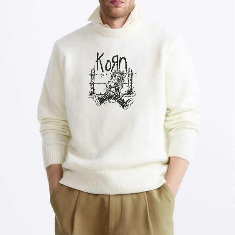 Men's Vintage Knitwear Y2k Letter Print Sweaters Male Winter Harajuku Oversized Pullover Sweater Unisex All-match Casual Clothes
Men's Vintage Knitwear Y2k Letter Print Sweaters Male Winter Harajuku Oversized Pullover Sweater Unisex All-match Casual Clothes