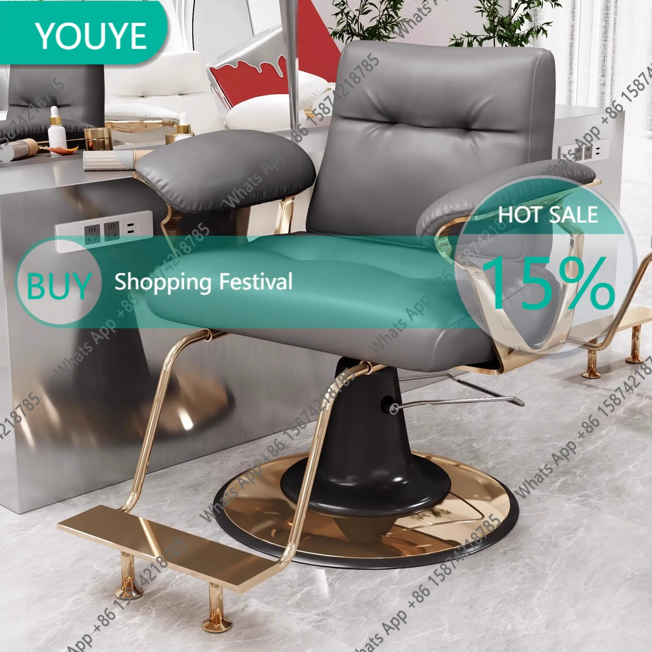 T64 Hair Salon Chair Can Be Lifted And Rotated Perm And Dyeing Chair Barber Shop Hair Cutting Chair Hair Salon Special
T64 Hair Salon Chair Can Be Lifted And Rotated Perm And Dyeing Chair Barber Shop Hair Cutting Chair Hair Salon Special