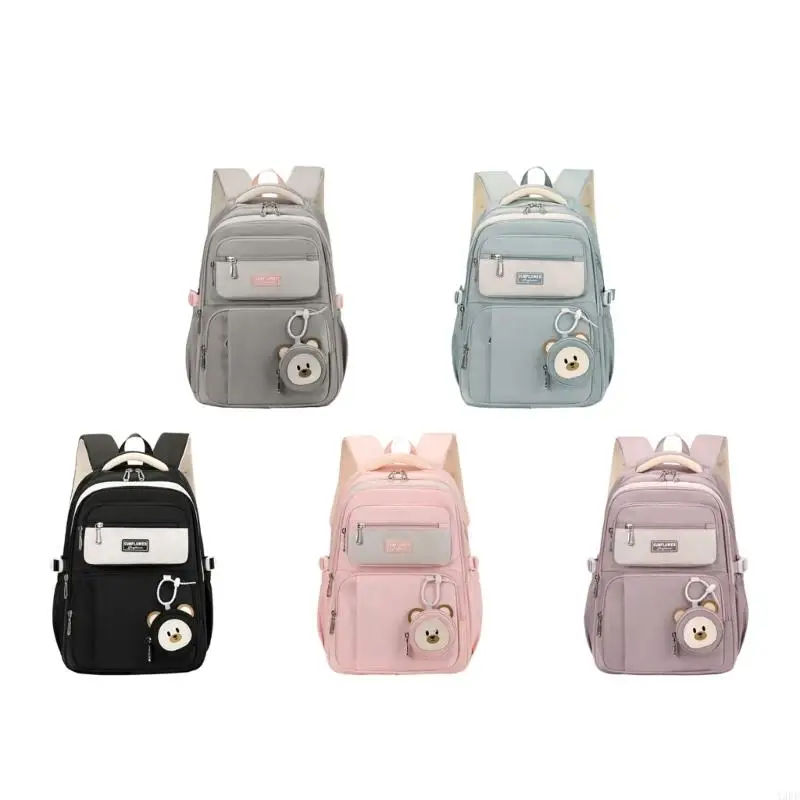 Large Capacity School Backpack For Women and Boys Lightweight Daypack College Book Bag Casual Schoolbag with Plush Charm
Large Capacity School Backpack For Women and Boys Lightweight Daypack College Book Bag Casual Schoolbag with Plush Charm