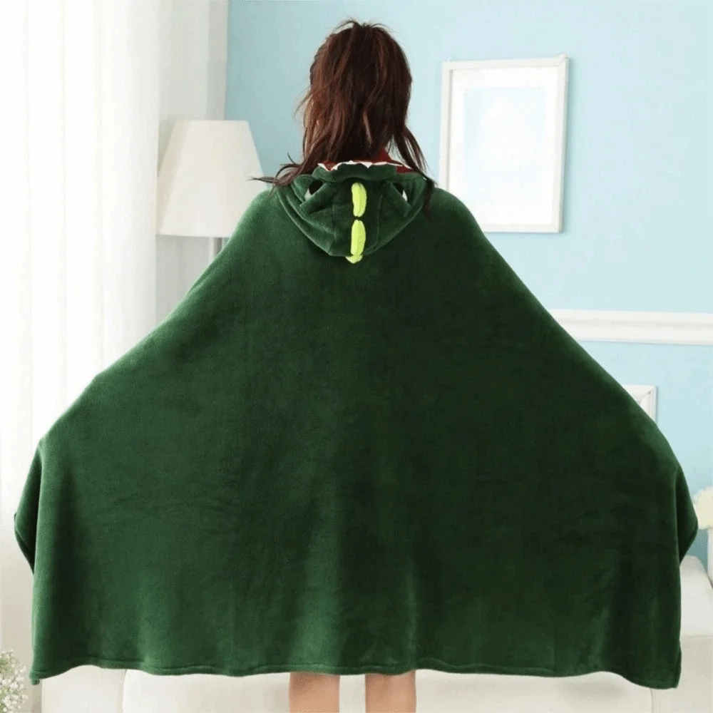 Cute Cartoon Dinosaur Cape Blanket Cozy Soft Throw Blanket Warm Comfortable Bed Blanket Office
Cute Cartoon Dinosaur Cape Blanket Cozy Soft Throw Blanket Warm Comfortable Bed Blanket Office