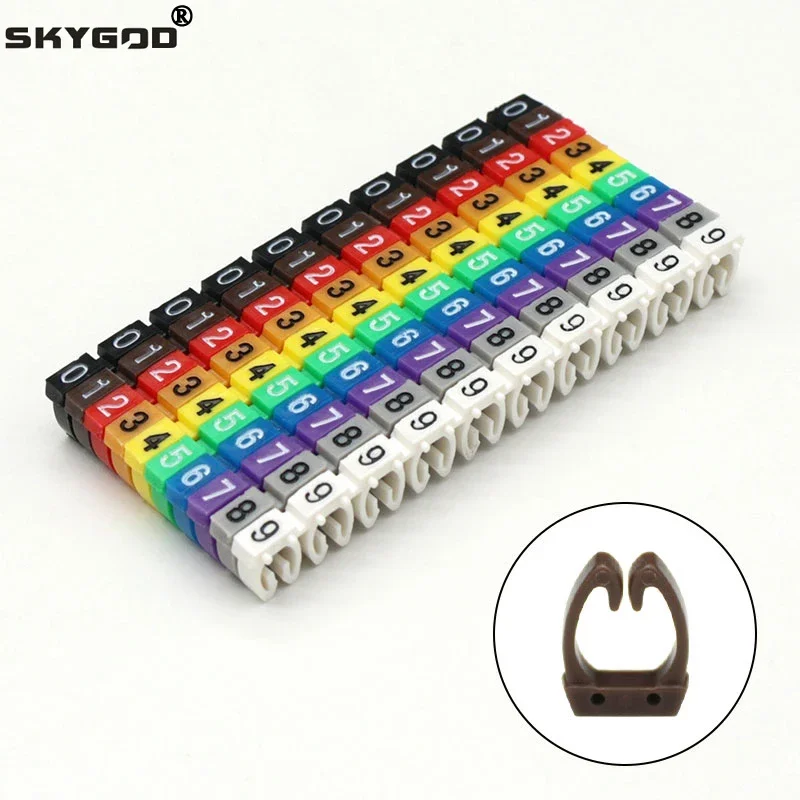 Cable Markers Colourful M-Type Marker Number Tag Label For 2-8mm Wire Network Cable Wire Marker Tag Label for Cat5
Cable Markers Colourful M-Type Marker Number Tag Label For 2-8mm Wire Network Cable Wire Marker Tag Label for Cat5