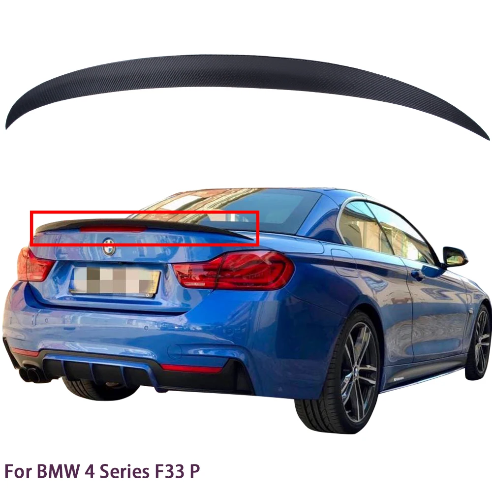 For BMW 4 Series F33 Convertible&M4 F83 P Style Carbon fiber Rear Spoiler Trunk wing 2013-2020
For BMW 4 Series F33 Convertible&M4 F83 P Style Carbon fiber Rear Spoiler Trunk wing 2013-2020