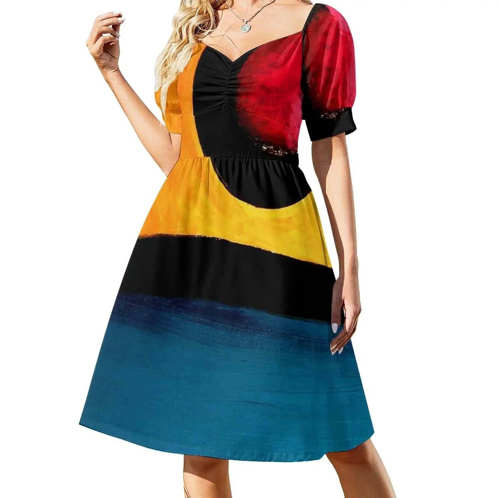 Sun Over the Water Short-Sleeved Dress summer dresses ladies 2025 dresses summer woman 2025 dresses for womens 2025 Dress
Sun Over the Water Short-Sleeved Dress summer dresses ladies 2025 dresses summer woman 2025 dresses for womens 2025 Dress