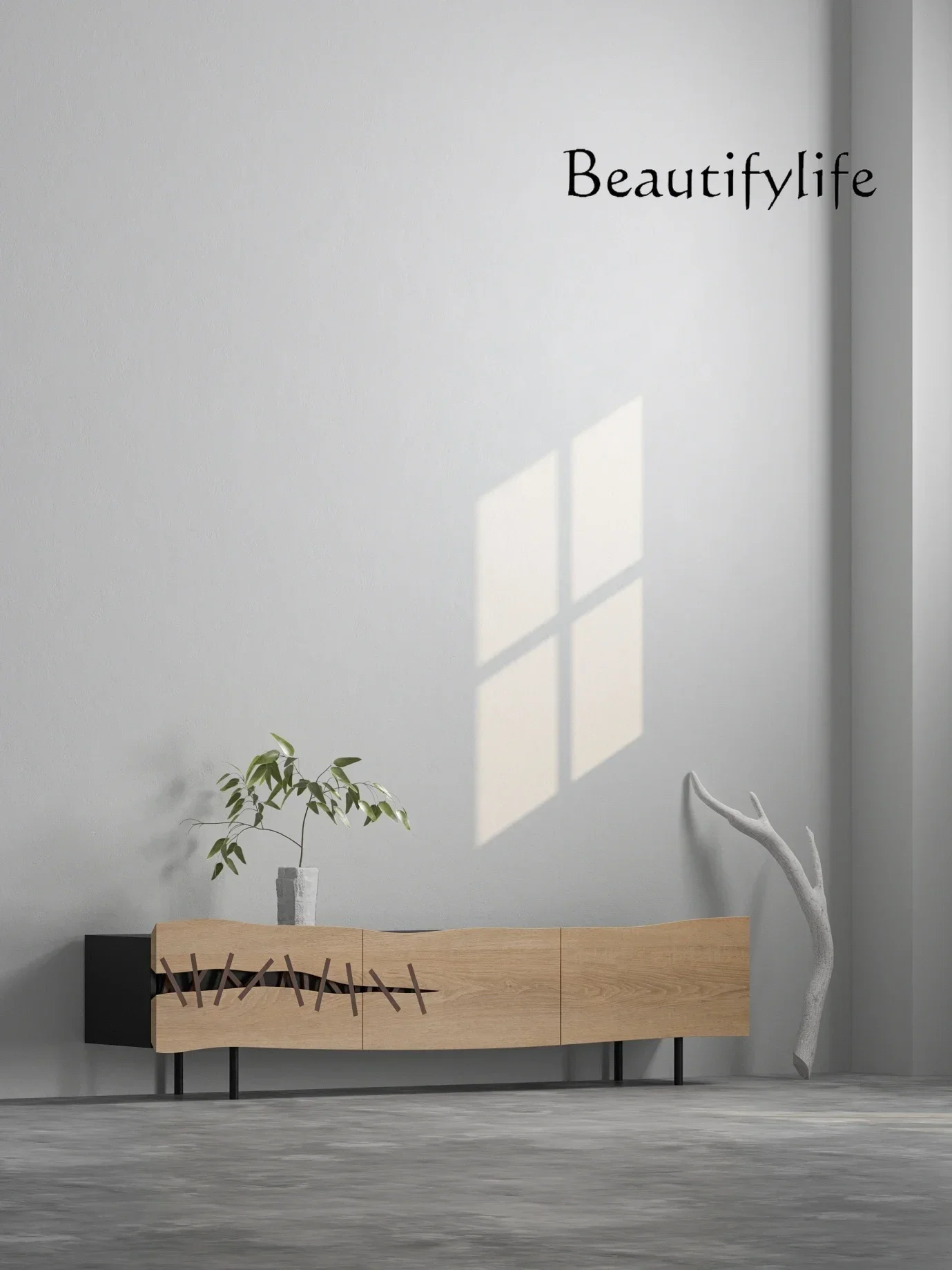 TV Stand Nordic Solid Wood Minimalist Wood Color Living Room Film and Television Minimalist Storage Cabinet
TV Stand Nordic Solid Wood Minimalist Wood Color Living Room Film and Television Minimalist Storage Cabinet