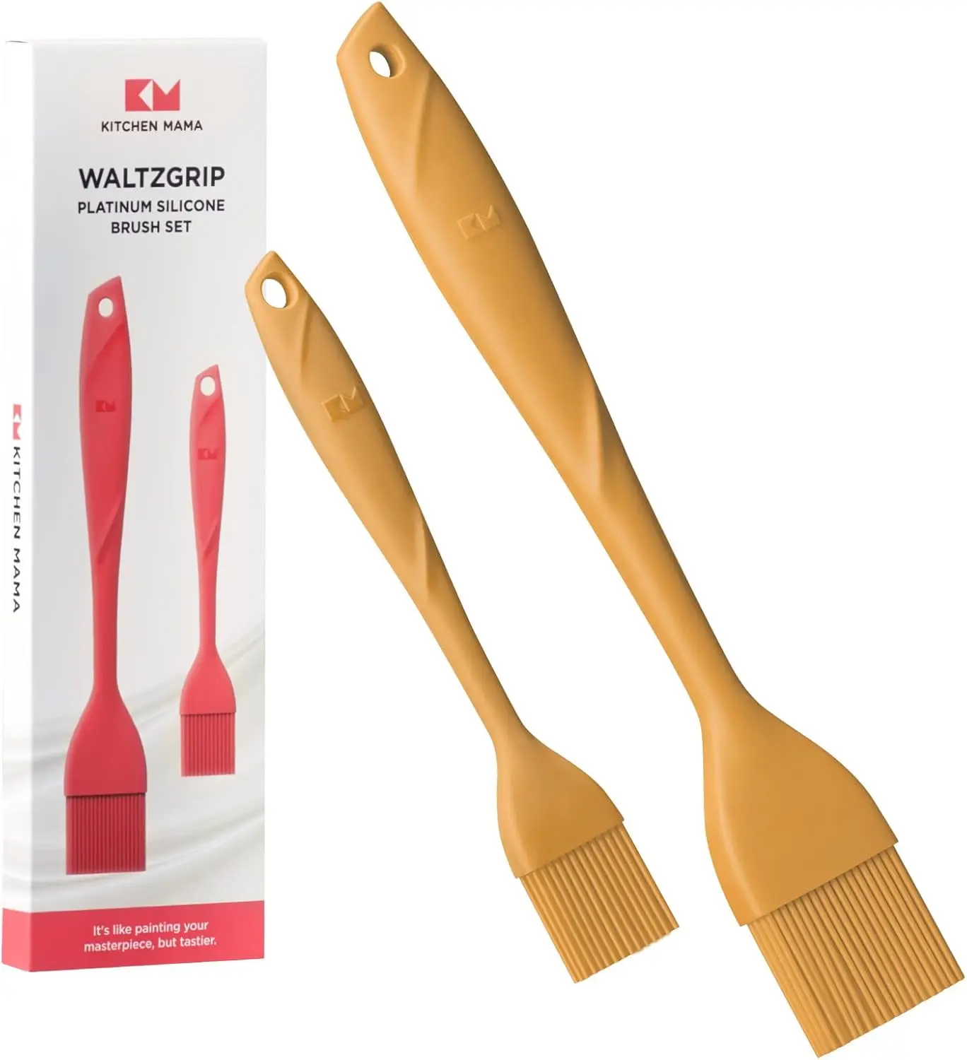 Silicone Basting Pastry Brush Set of 2 for Cooking, Baking, Grilling, Barbecue, Spreading Oil, Butter, Egg, Yellow
Silicone Basting Pastry Brush Set of 2 for Cooking, Baking, Grilling, Barbecue, Spreading Oil, Butter, Egg, Yellow