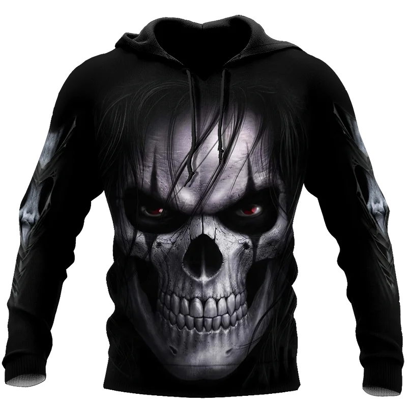 Men's Horror Skull Graphic Hoodies For Men Autumn 3d Full Print Harajuku Long Sleeved Top Casual Streetwear Hooded Tees Clothing
Men's Horror Skull Graphic Hoodies For Men Autumn 3d Full Print Harajuku Long Sleeved Top Casual Streetwear Hooded Tees Clothing