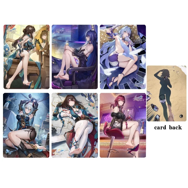 Набор из 6 складных флеш-карт серии ACG Honkai Star Rail: Хуан Цюань, Сюэйи, Юань Мэй, Ханья, Черный Лебедь. Коллекционные карточки для аниме-игр, подарки.
Набор из 6 складных флеш-карт серии ACG Honkai Star Rail: Хуан Цюань, Сюэйи, Юань Мэй, Ханья, Черный Лебедь. Коллекционные карточки для аниме-игр, подарки.