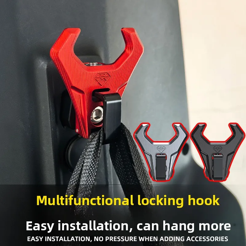 Suitable for No. 9 Mechanic modified electric vehicle multifunctional helmet hook F90 with lock hook
Suitable for No. 9 Mechanic modified electric vehicle multifunctional helmet hook F90 with lock hook