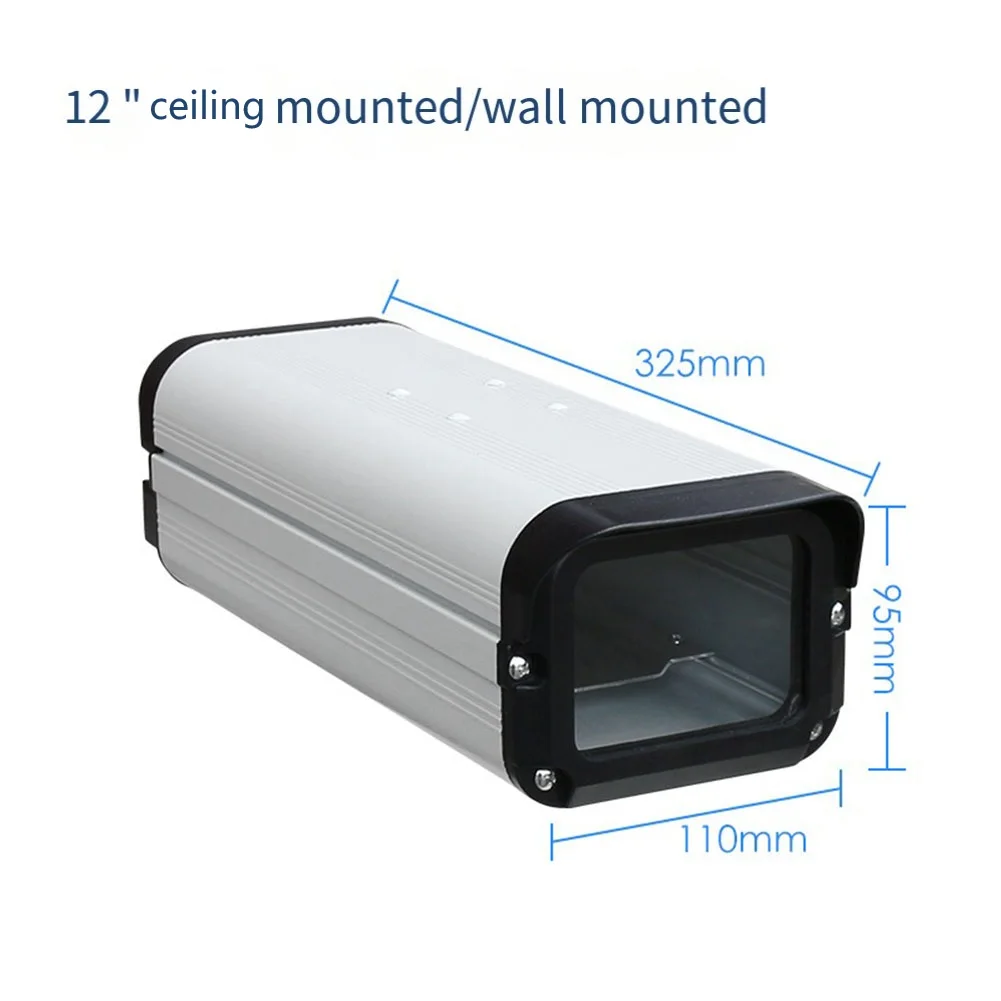 For CCTV Security Camera Housing Aluminum Alloy Cover Weatherproof Outdoor Camera Box Camera Housing 32.5cm X 11cm X 9.5cm
For CCTV Security Camera Housing Aluminum Alloy Cover Weatherproof Outdoor Camera Box Camera Housing 32.5cm X 11cm X 9.5cm