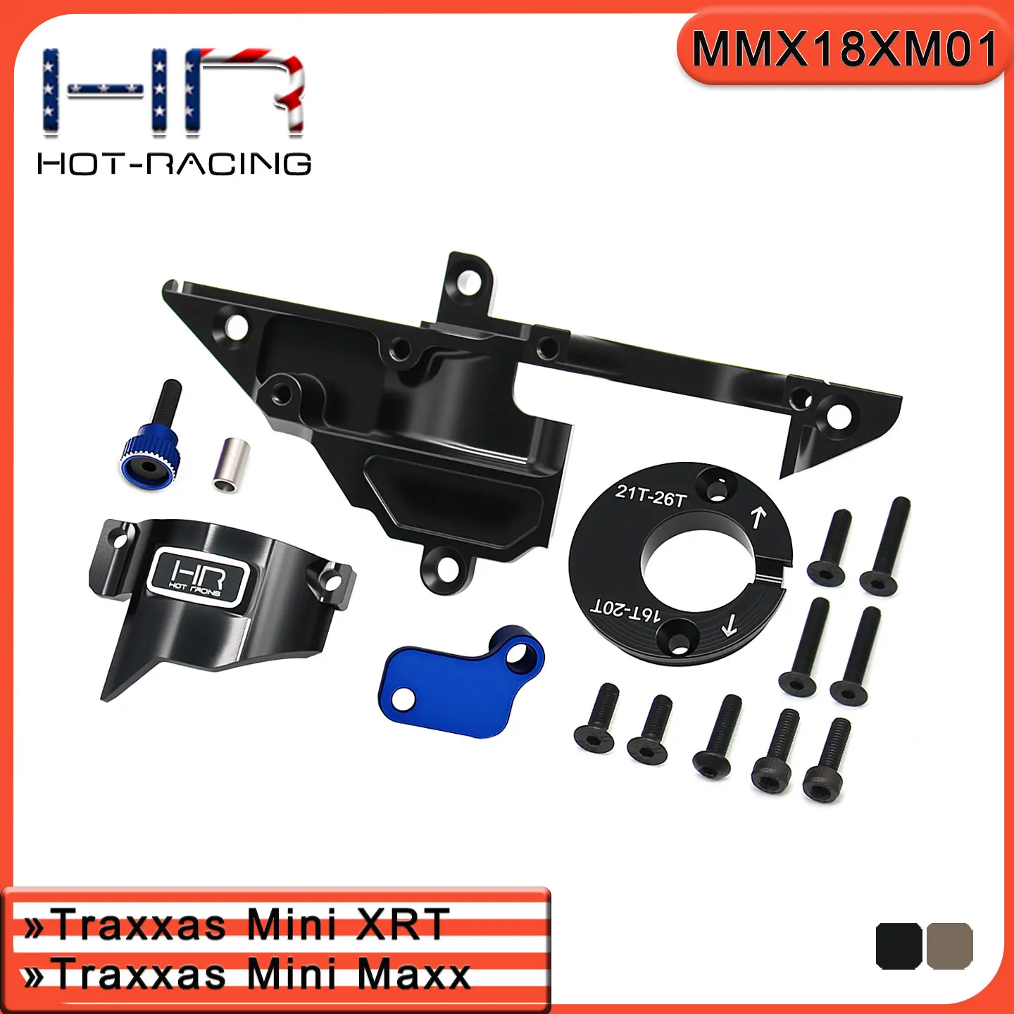 HR HOT RACING Power Up Modular Motor Plate Mini Max XRT
HR HOT RACING Power Up Modular Motor Plate Mini Max XRT