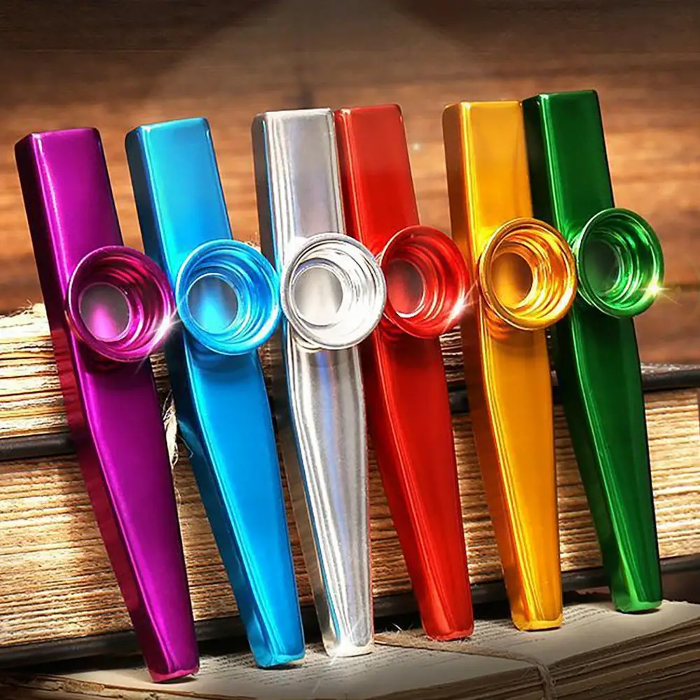 Classic Aluminum Kazoo Easy to Play Guitar Companion Accompaniment Kazoo Music Tool Harmonica Accompaniment Kazoo
Classic Aluminum Kazoo Easy to Play Guitar Companion Accompaniment Kazoo Music Tool Harmonica Accompaniment Kazoo