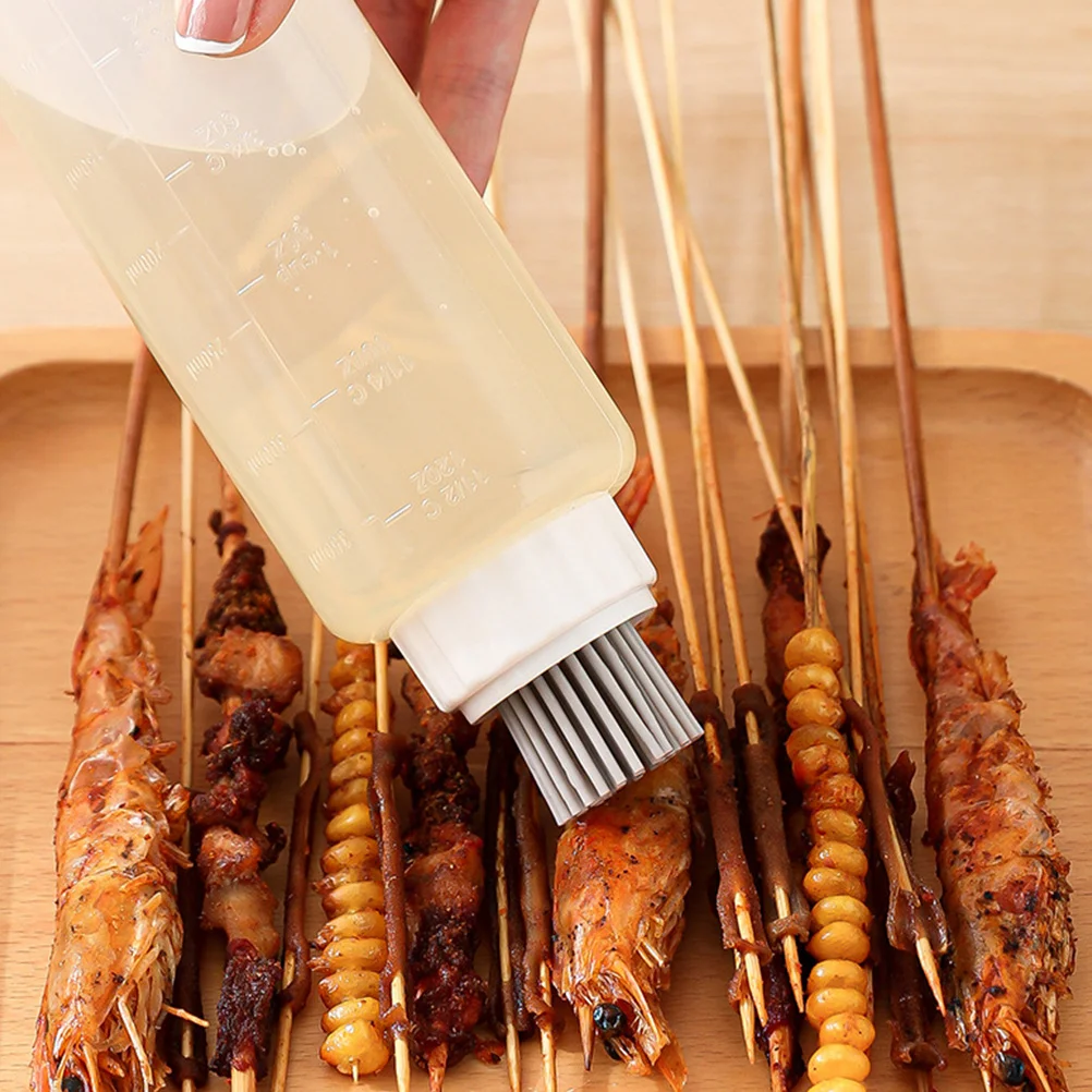 4Pcs Transparent Silicone Brush Head Oil Dispenser Leak-Proof Cooking Oil Bottle Kitchen Seasoning Storage Container Bbq
4Pcs Transparent Silicone Brush Head Oil Dispenser Leak-Proof Cooking Oil Bottle Kitchen Seasoning Storage Container Bbq