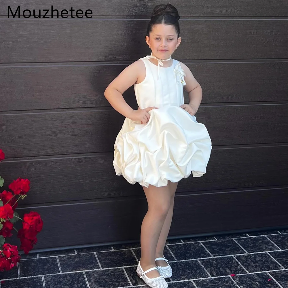 Mouzhetee A-Line Simple O-Neck Sleeveless Pleat Flower Girl Dresses Shiny Girls Birthday Dresses Customized 2026
Mouzhetee A-Line Simple O-Neck Sleeveless Pleat Flower Girl Dresses Shiny Girls Birthday Dresses Customized 2026