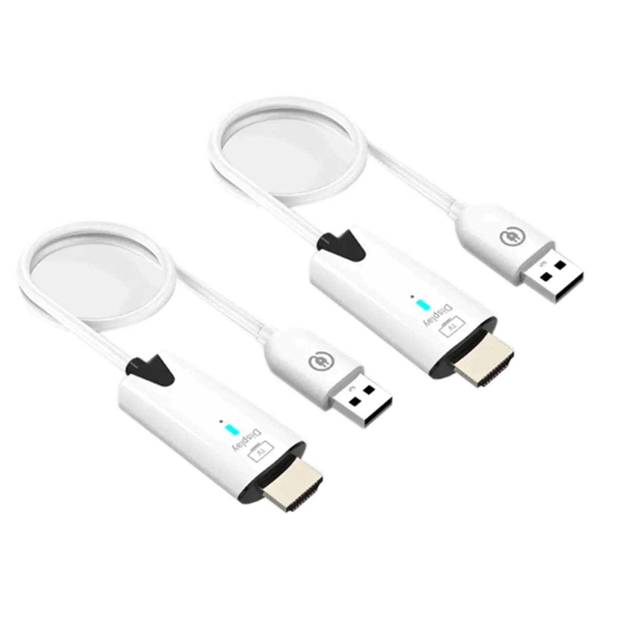 5G 30M Wireless HDMI-Compatible Extender Cable Audio Video Transmitter&Receiver Display Adapter for Camera PC(White)
5G 30M Wireless HDMI-Compatible Extender Cable Audio Video Transmitter&Receiver Display Adapter for Camera PC(White)