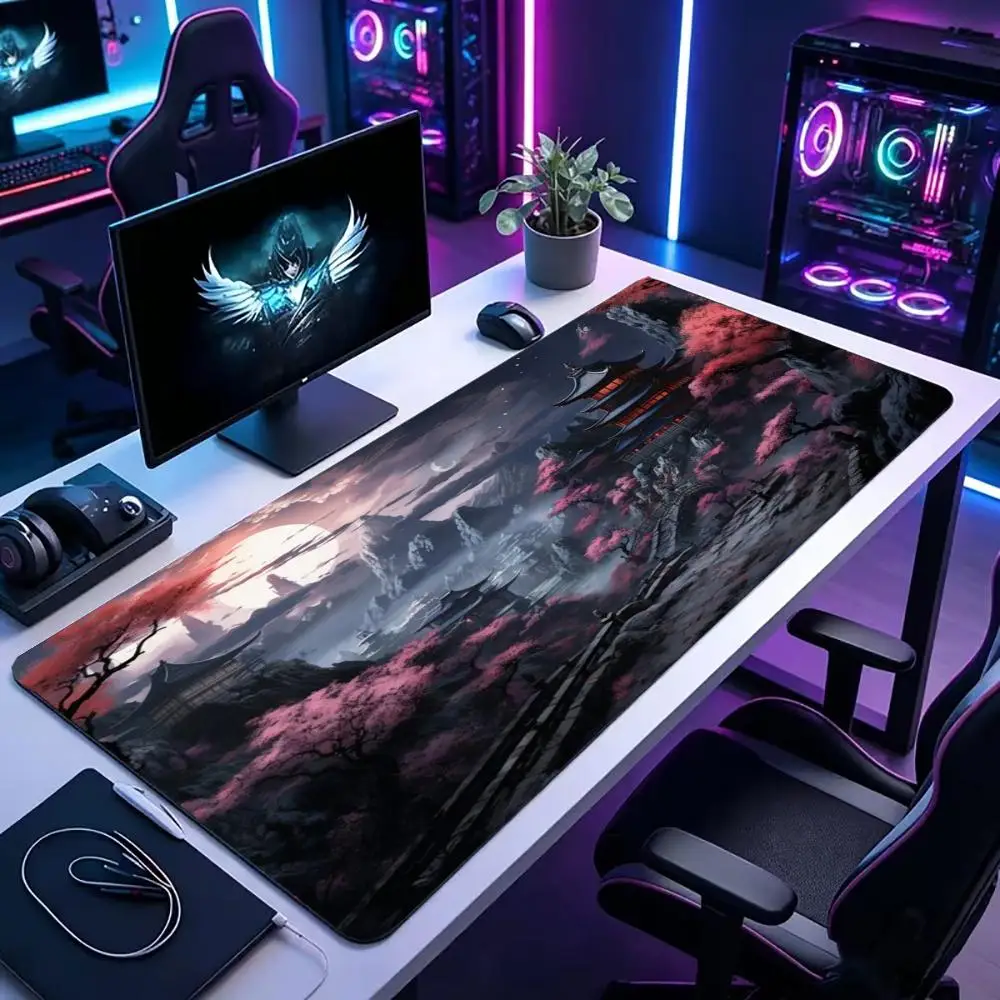 Large XXL Gaming MousePad Desk Mat Keyboard Pad Full Moon Cherry Blossom Mountain Japanese Landscape Print Laptop PC Table Decor
Large XXL Gaming MousePad Desk Mat Keyboard Pad Full Moon Cherry Blossom Mountain Japanese Landscape Print Laptop PC Table Decor