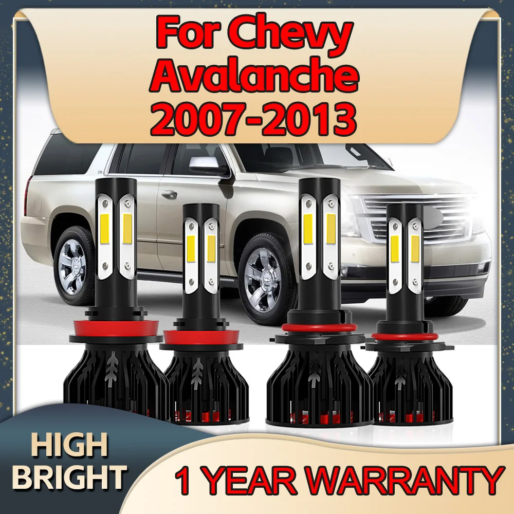 LED Car Headlights 6000K H11 9005 4Side Chip Canbus Lamp For Chevy Avalanche 2007 2008 2009 2010 2011 2012 2013
LED Car Headlights 6000K H11 9005 4Side Chip Canbus Lamp For Chevy Avalanche 2007 2008 2009 2010 2011 2012 2013