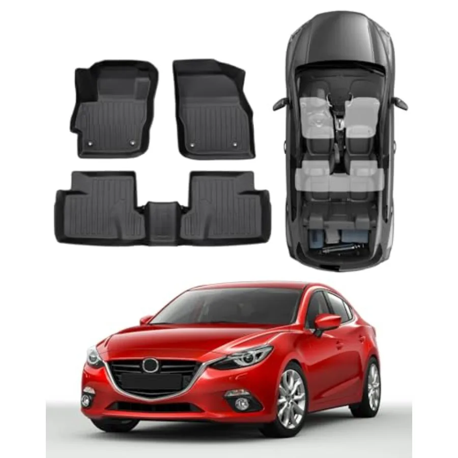 for Mazda 3 Floor Mats 2013 2012 2011 2010 Full Set TPE for Mazda 3 Hatchback Sedan All Weather Floor Liners Car Rubber Carpet
for Mazda 3 Floor Mats 2013 2012 2011 2010 Full Set TPE for Mazda 3 Hatchback Sedan All Weather Floor Liners Car Rubber Carpet