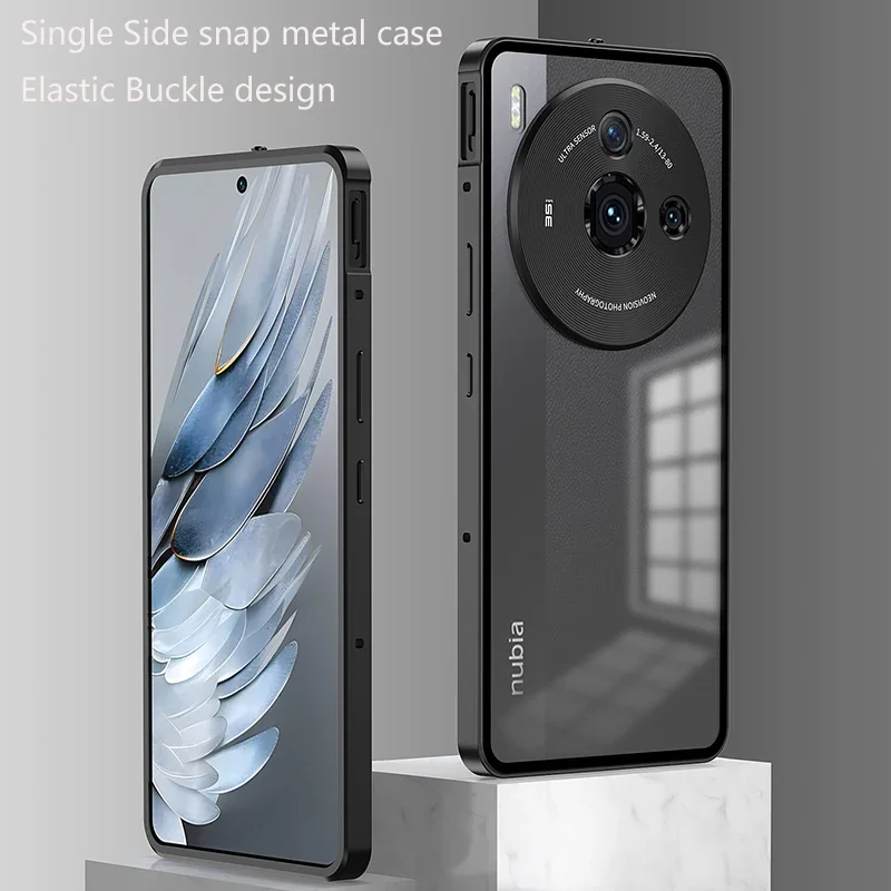 Magnetic Metal Bumper Case for Nubia Z70 Z60 Z50 Ultra Z50S Z60S Pro Matte Clear Back Cover Aluminum Alloy Frame 2 Parts Skin
Magnetic Metal Bumper Case for Nubia Z70 Z60 Z50 Ultra Z50S Z60S Pro Matte Clear Back Cover Aluminum Alloy Frame 2 Parts Skin