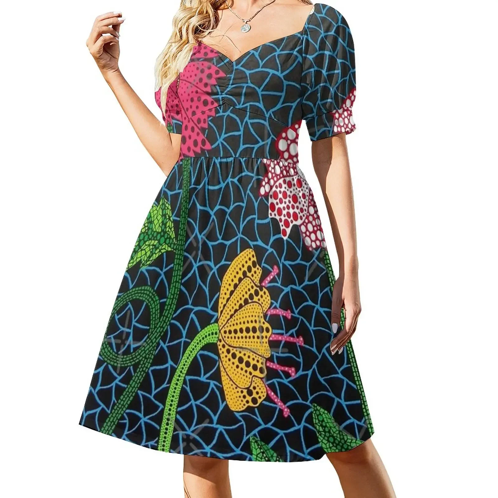 yayoi kusama art Poster Short-Sleeved Dress chic and elegant woman dress clothes for women
yayoi kusama art Poster Short-Sleeved Dress chic and elegant woman dress clothes for women