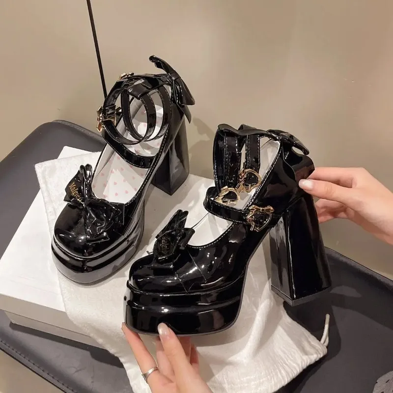 Woman Chunky Sandals Summer Mary Janes PU Leather Retro Bow Party Platform Pumps Lolita Shoes Women High Heels Shoes
Woman Chunky Sandals Summer Mary Janes PU Leather Retro Bow Party Platform Pumps Lolita Shoes Women High Heels Shoes
