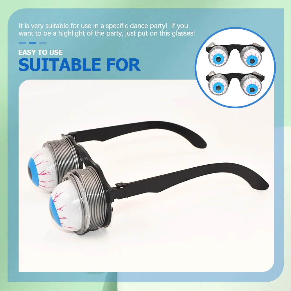 2 шт. эластичные весенние очки для глазного яблока, забавные очки для глазного яблока на Хэллоуин, костюм для розыгрыша, вечерние жуткие маскарадные очки 
2 шт. эластичные весенние очки для глазного яблока, забавные очки для глазного яблока на Хэллоуин, костюм для розыгрыша, вечерние жуткие маскарадные очки