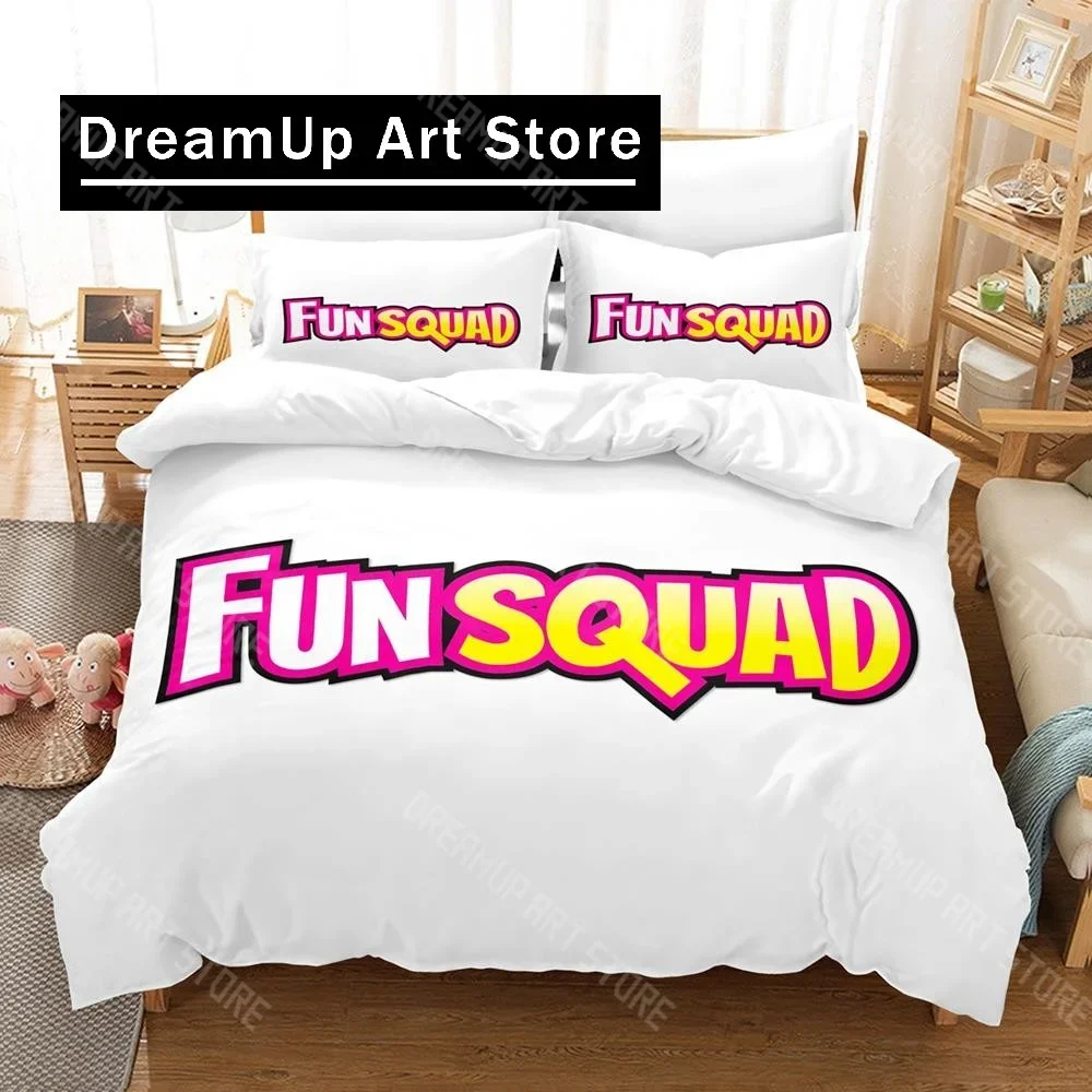 2025 Fun Squad Bedding Set Single Twin Full Queen King Size Bed Set Aldult Kid Bedroom Duvetcover Sets 3D Kawaii Anime Bed Sheet
2025 Fun Squad Bedding Set Single Twin Full Queen King Size Bed Set Aldult Kid Bedroom Duvetcover Sets 3D Kawaii Anime Bed Sheet