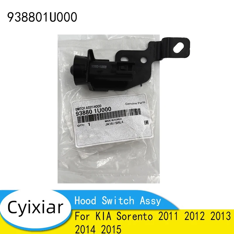 Brand New Genuine Hood Switch Assy Hood Alarm Switch Assy For KIA Sorento 2011 2012 2013 2014 2015 OEM 938801U000 93880-1U000
Brand New Genuine Hood Switch Assy Hood Alarm Switch Assy For KIA Sorento 2011 2012 2013 2014 2015 OEM 938801U000 93880-1U000
