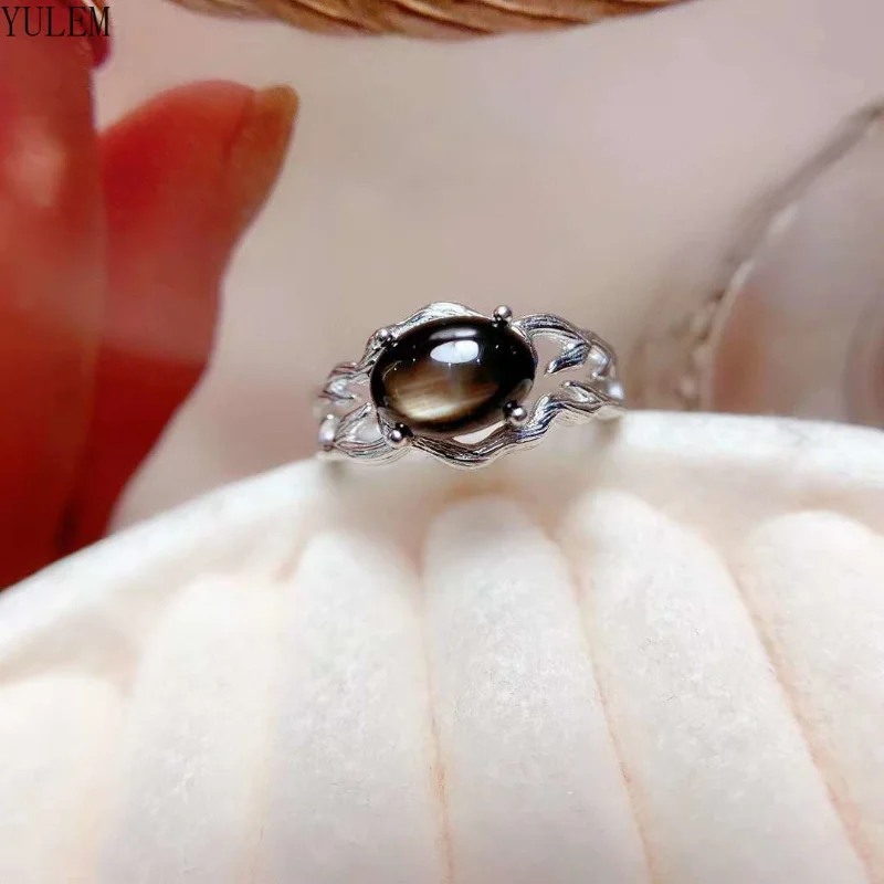 YULEM Natural 6*8 Sapphire Gemstone Flower Ring S925 Sterling Silver Fine Fashion Charm Weddings Jewelry for Women SNC-02
YULEM Natural 6*8 Sapphire Gemstone Flower Ring S925 Sterling Silver Fine Fashion Charm Weddings Jewelry for Women SNC-02