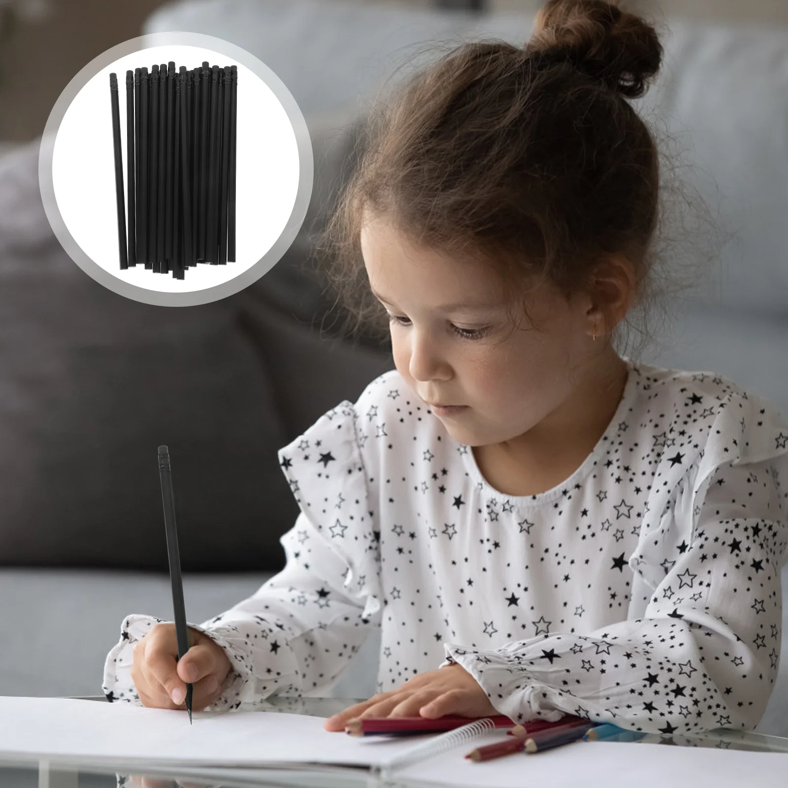 24 Pcs Blackwood Pencils Erasers Writing Sketching Drawing Wood Pencils Students Teens Kids School Office
24 Pcs Blackwood Pencils Erasers Writing Sketching Drawing Wood Pencils Students Teens Kids School Office