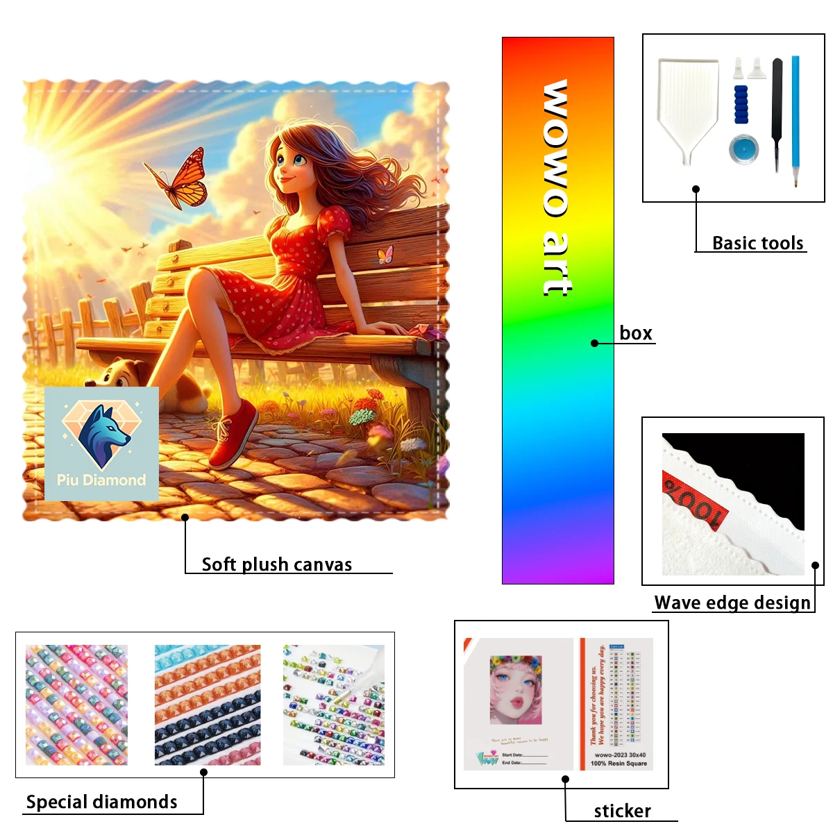 【Piu Diamond Art】A beauty under the sunshine 100% resin FD+ab+xc Diamond Stamping Kit Perfect Masterpiece worth Buying
【Piu Diamond Art】A beauty under the sunshine 100% resin FD+ab+xc Diamond Stamping Kit Perfect Masterpiece worth Buying